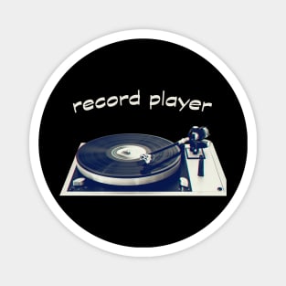 Retro Record Player Magnet